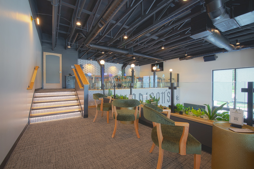 The private mezzanine event space